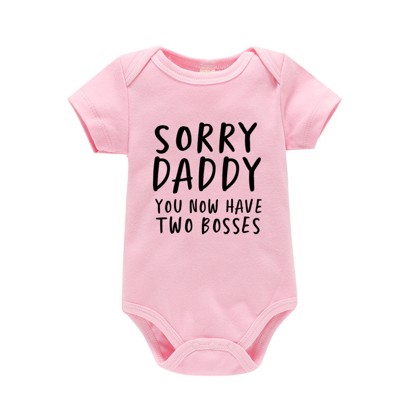 Matching Family Outfits - Sorry Daddy You Now Have Baby Romper - Pink