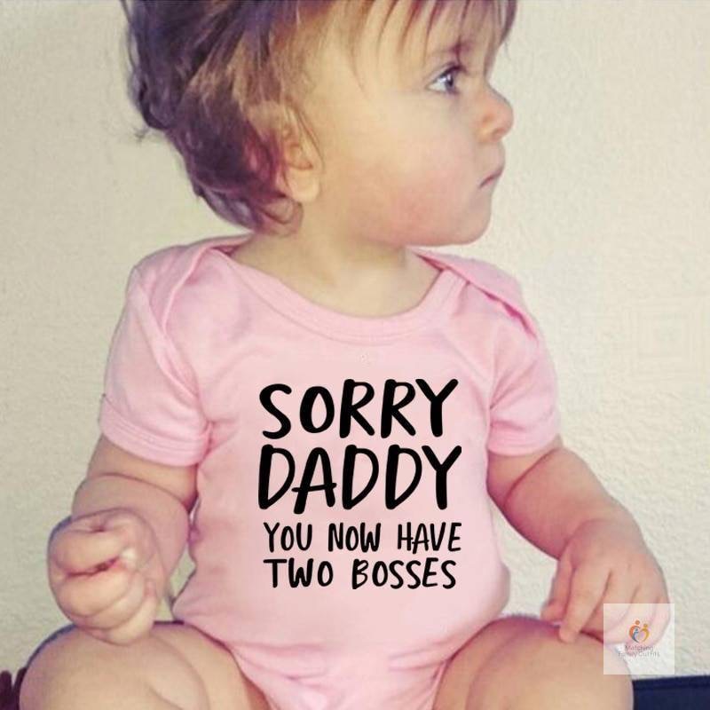 Matching Family Outfits - Sorry Daddy You Now Have Baby Romper - Pink