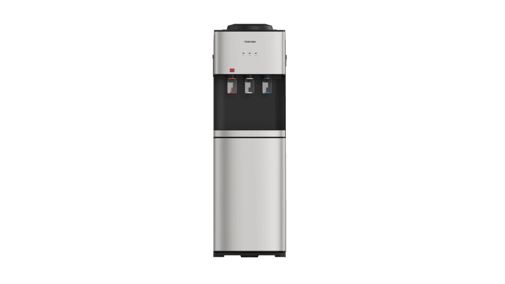 توشيبا - موزع مياه علوي التحميل - فضي