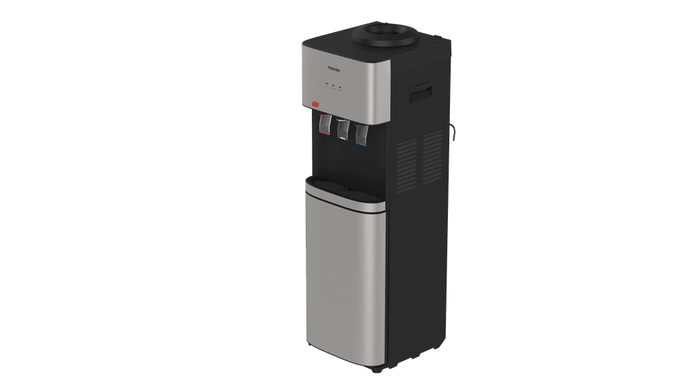 توشيبا - موزع مياه علوي التحميل - فضي