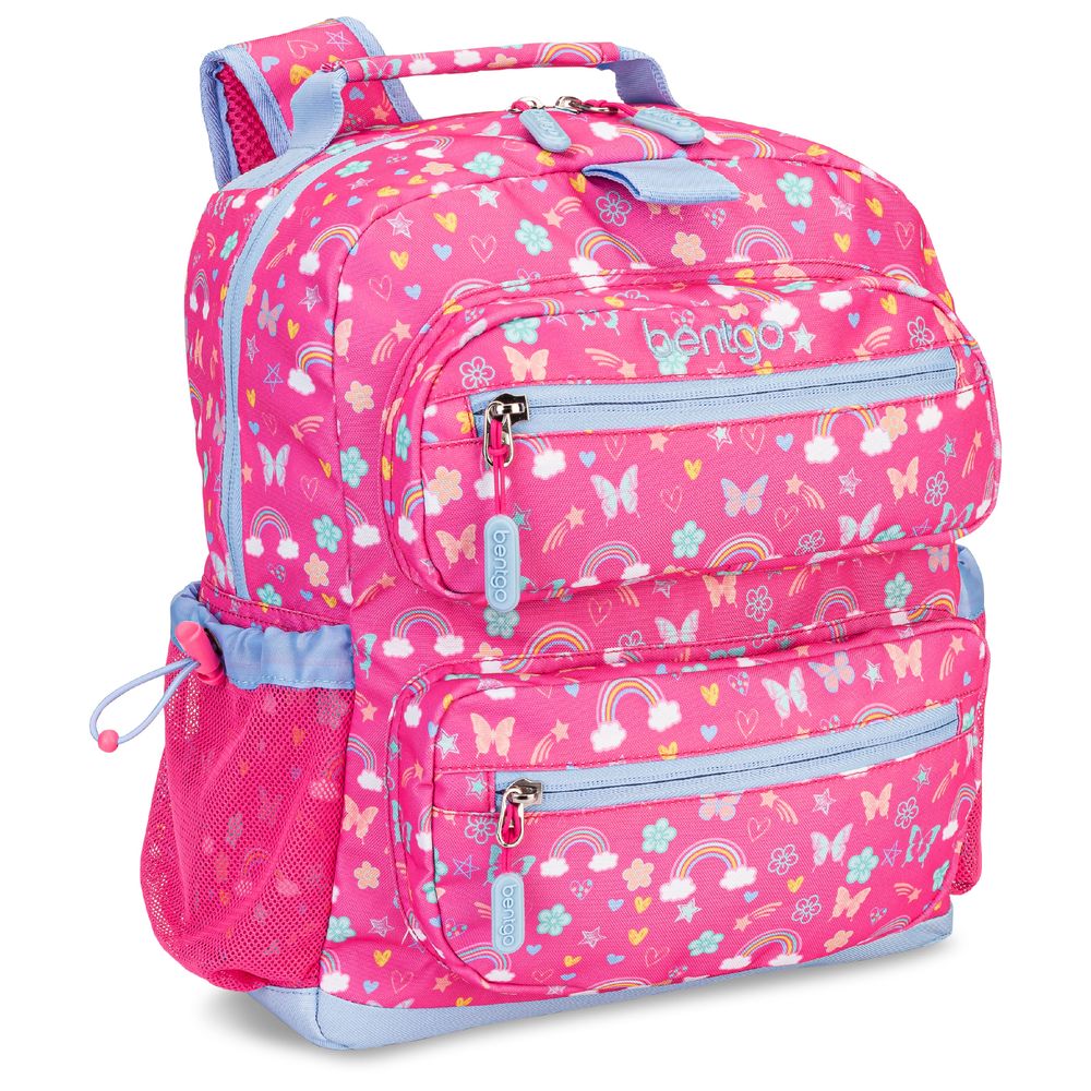 Bentgo - Kids School Backpack - Rainbows And Butterflies - 14-Inch/36cm