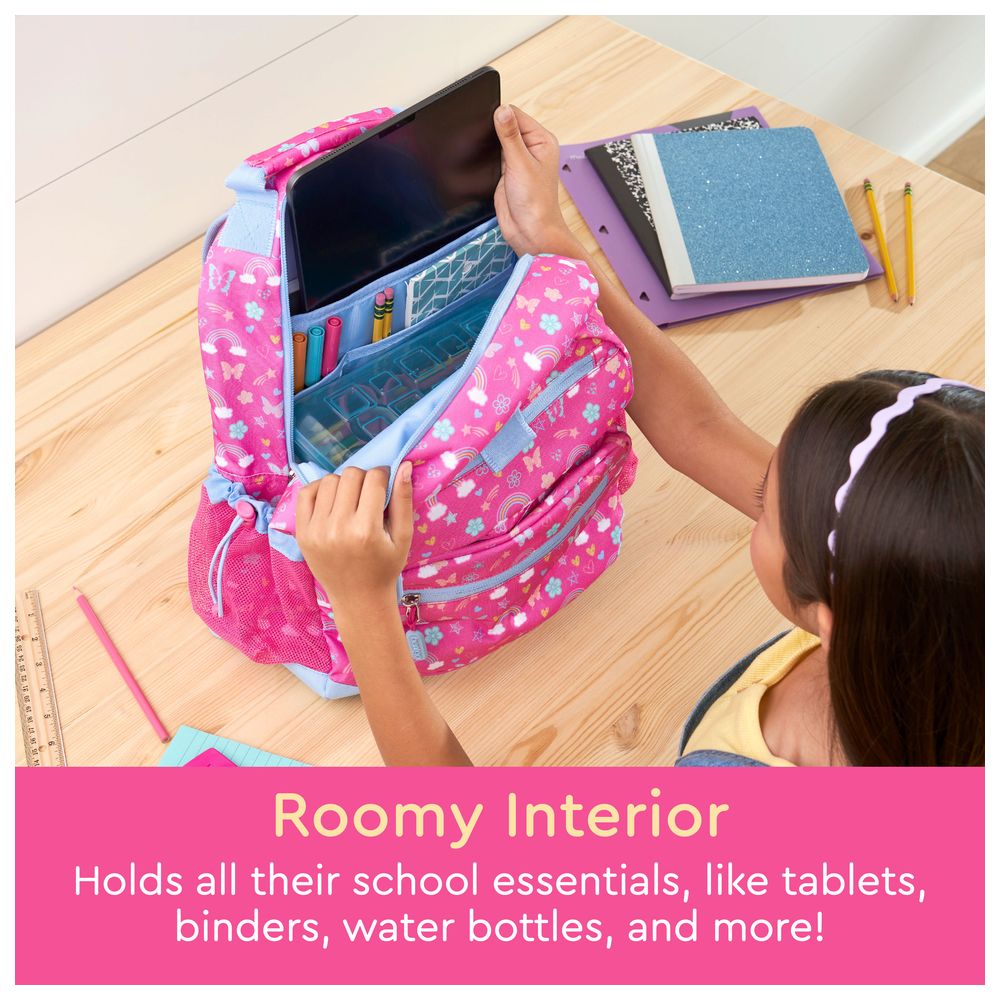 Bentgo - Kids School Backpack - Rainbows And Butterflies - 14-Inch/36cm