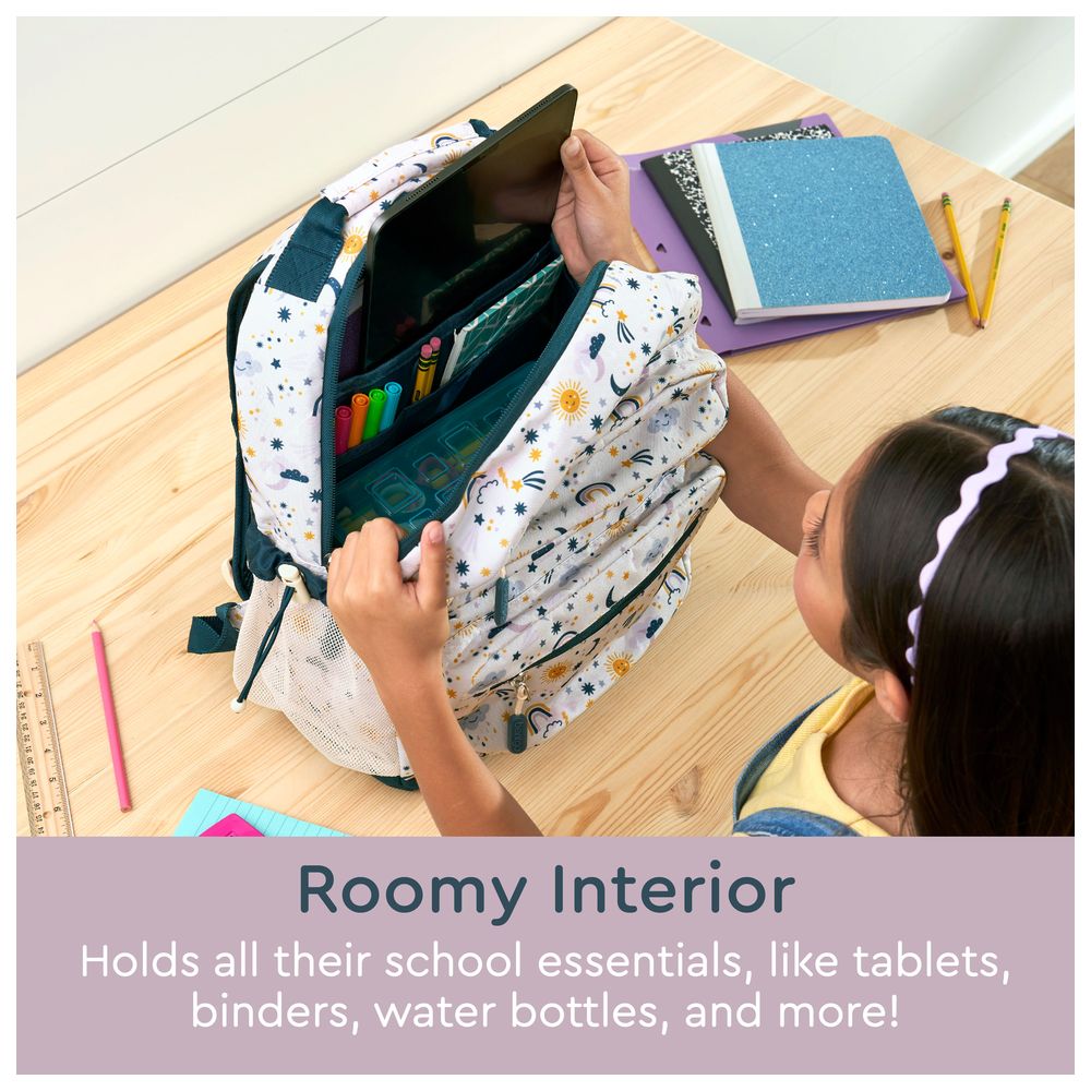 بينتغو - شنطة ظهر مدرسية للأطفال - أجواء ودية - 14 إنش/36 سم