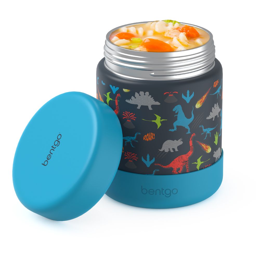 Bentgo - Kids Stainless Steel Food Jars - Dino - L - 330 ml