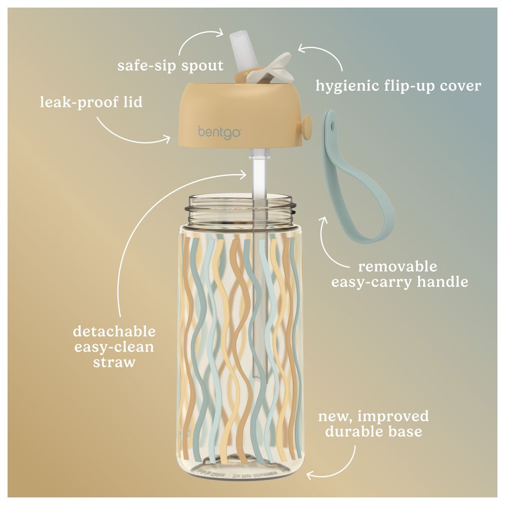 Bentgo - Kids Water Bottle - Wavy - 450ml