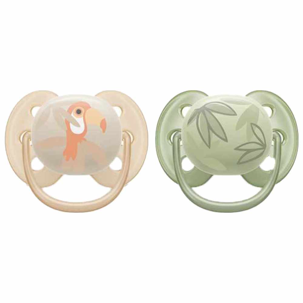 Philips Avent - Ultra Soft Pacifier - 0-6 M - Green - Pack of 2