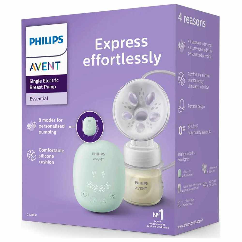 فيلبس أفنت – شفاط حليب كهربائي مفرد