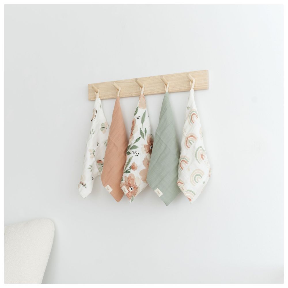 Crane Baby Parker Wash Cloth - Pack of 5