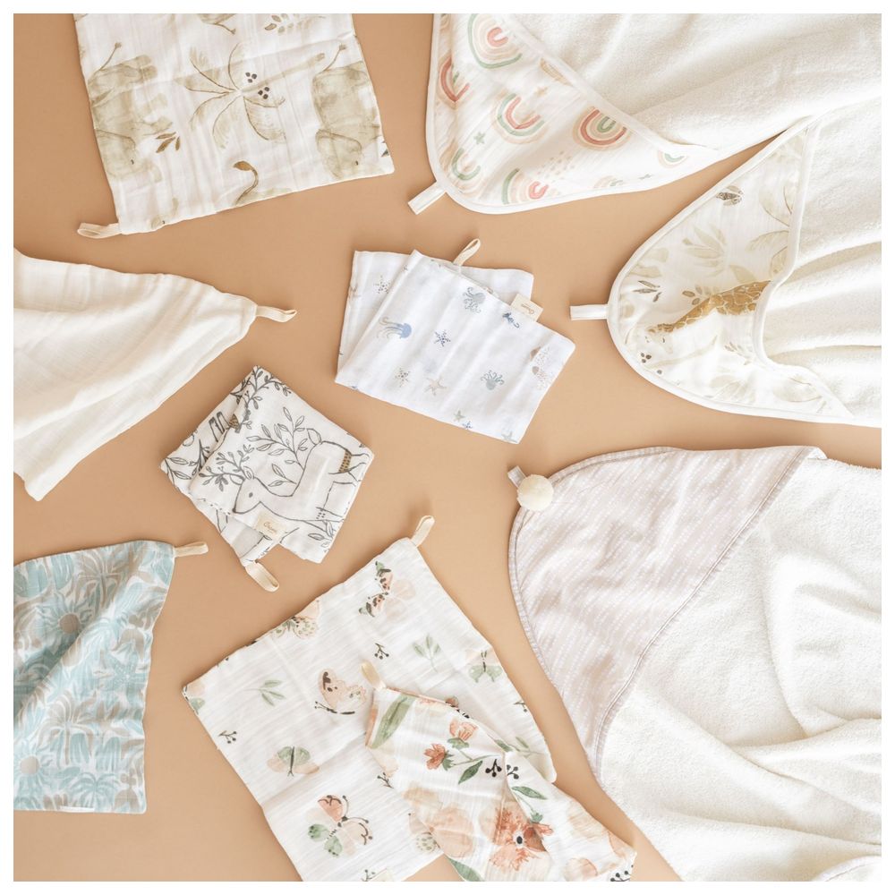 Crane Baby Ezra Wash Cloth - Pack of 5