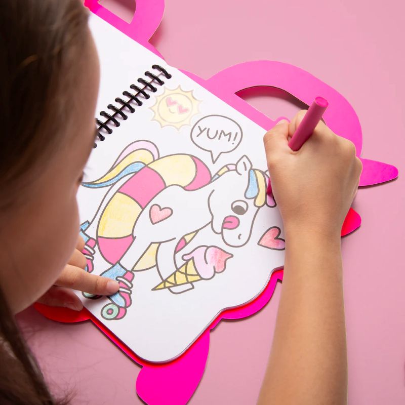 Omy - Super Coloring & Stickers Book - Lily