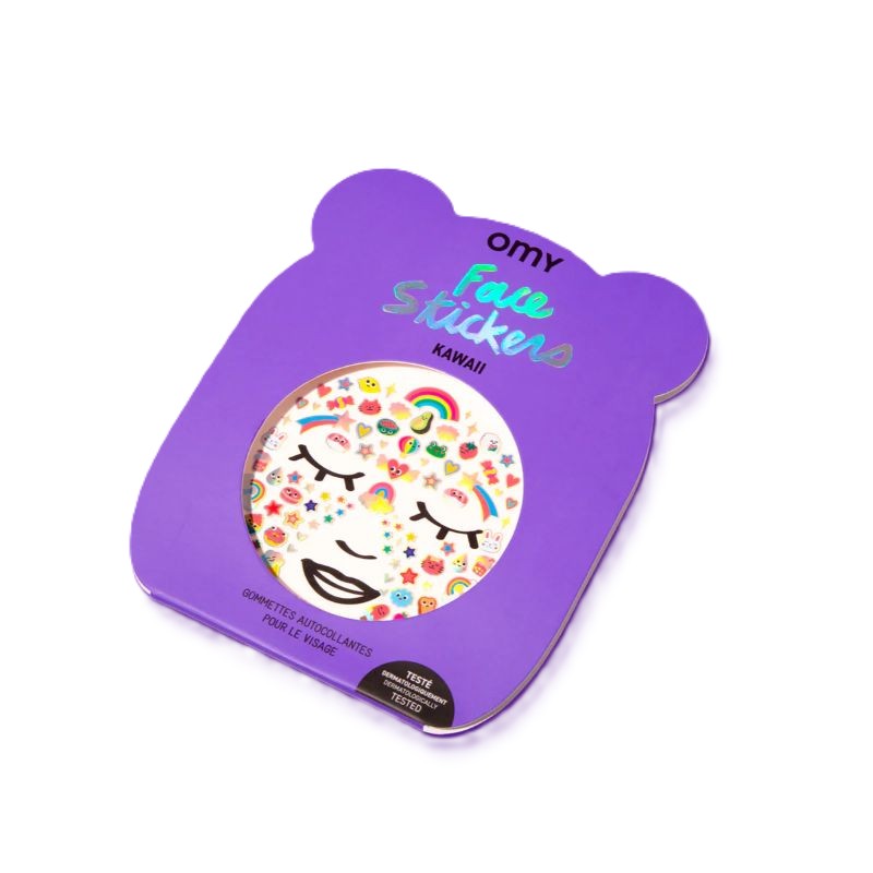 أومي - ملصقات وجه - كاواي - 85 قطعة