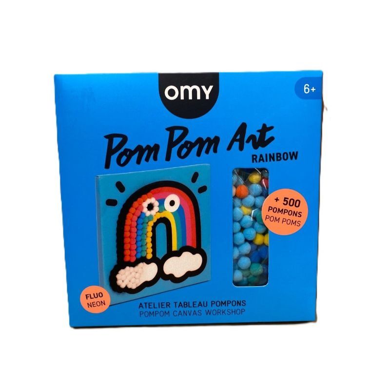 OMY - Pom Pom Art - Rainbow
