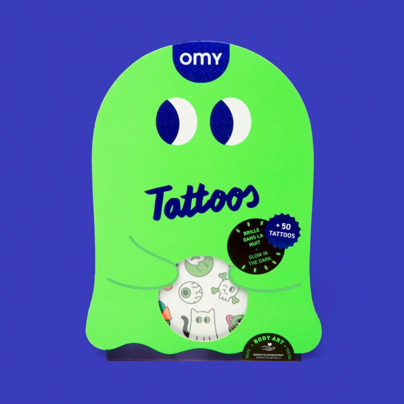 OMY - Tattoos - Glow In The Dark