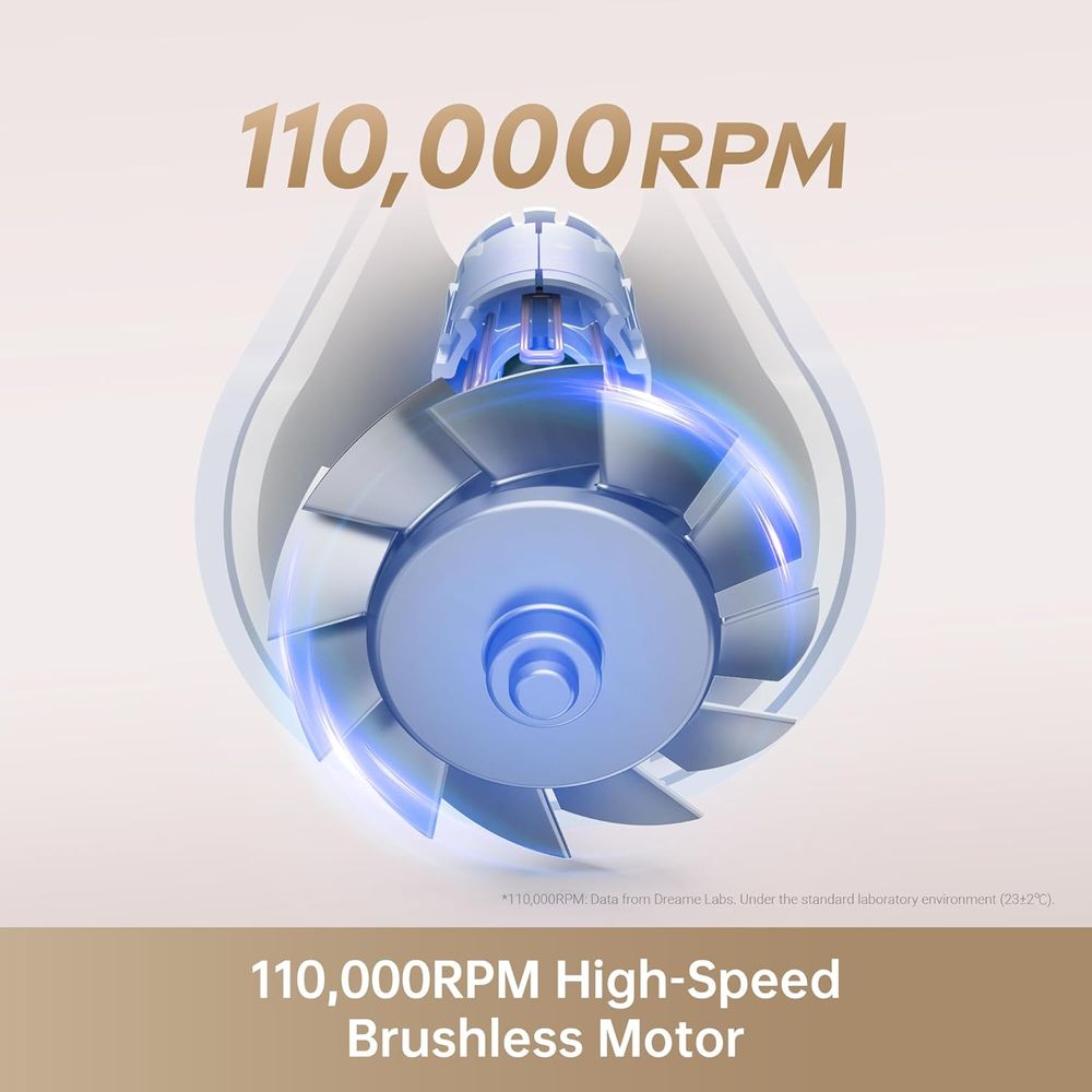 Dreame - Hair Gleam Hair Dryer - Grey