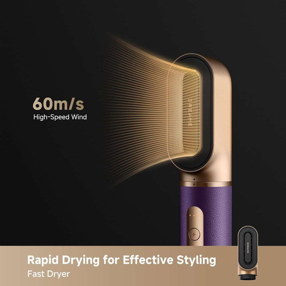 Dreame - 7-In-1 AirStyle Pro Hair Styler & High-Speed Dryer - Purple
