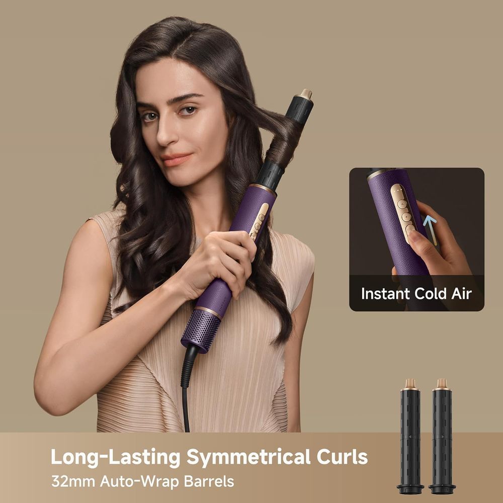 Dreame - 7-In-1 AirStyle Pro Hair Styler & High-Speed Dryer - Purple