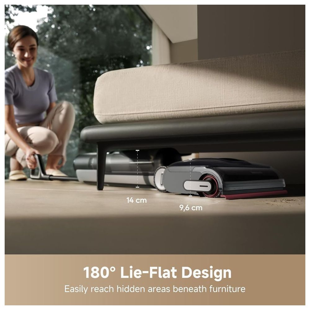 Dreame App Control H15 Pro Wet And Dry Vacuum Cleaner - Black