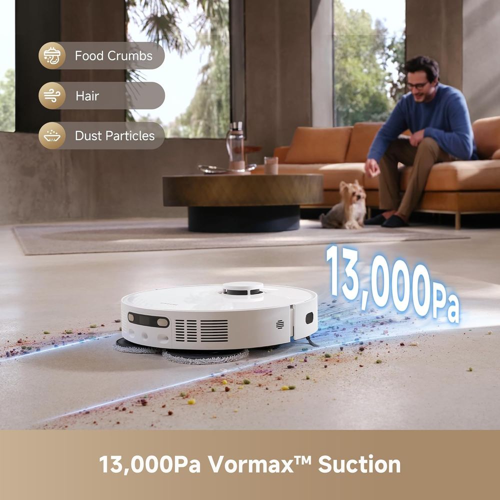 Dreame D20 Ultra Robot Vacuum - Mop Self Cleaning And Drying - 13.000pa Suction - Easy Maintenance - 2 Years Warranty