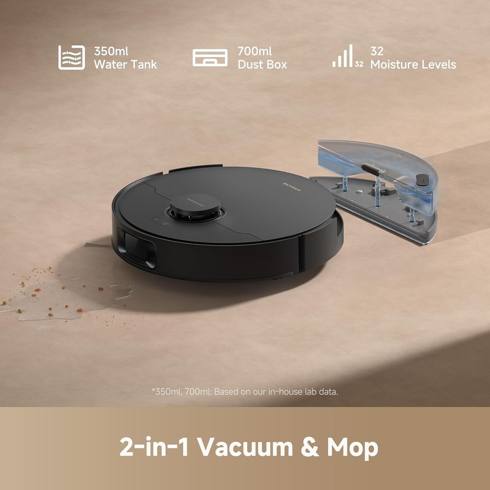 Dreame - D20 Robot Vacuum - Black