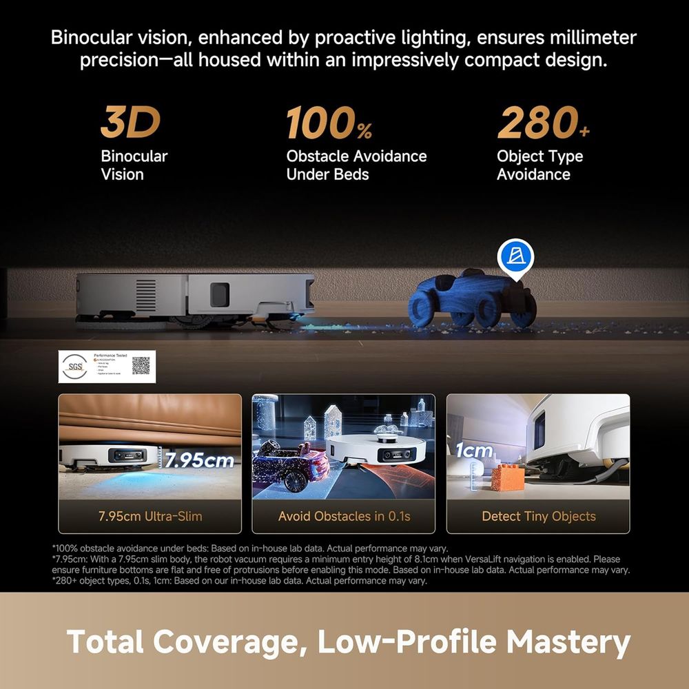 Dreame - X60 Ultra Complete Robot Vacuum & Mop - White