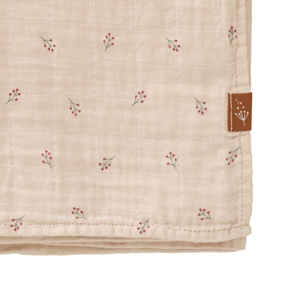 فريسك - قماط للرضع - توت - بيج - 120×120 سم