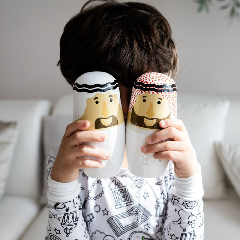 Maison Tini Emirati Family Nesting Dolls - 5 Pcs