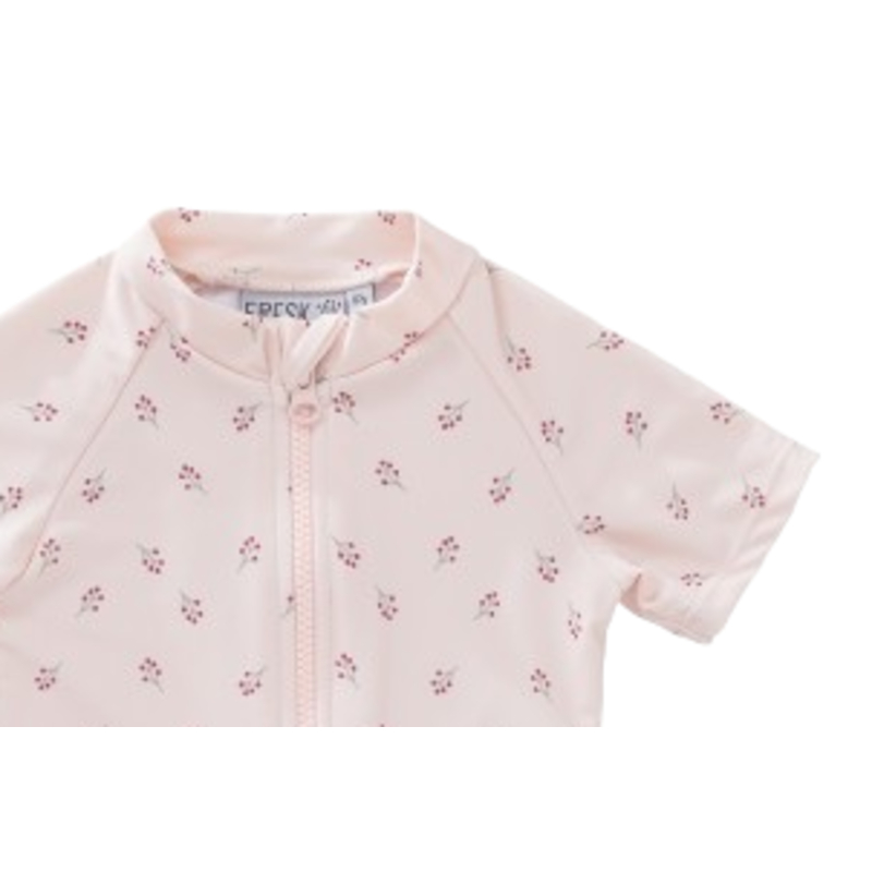 Fresk - Girl's Printed UV Swimsuit - Berries