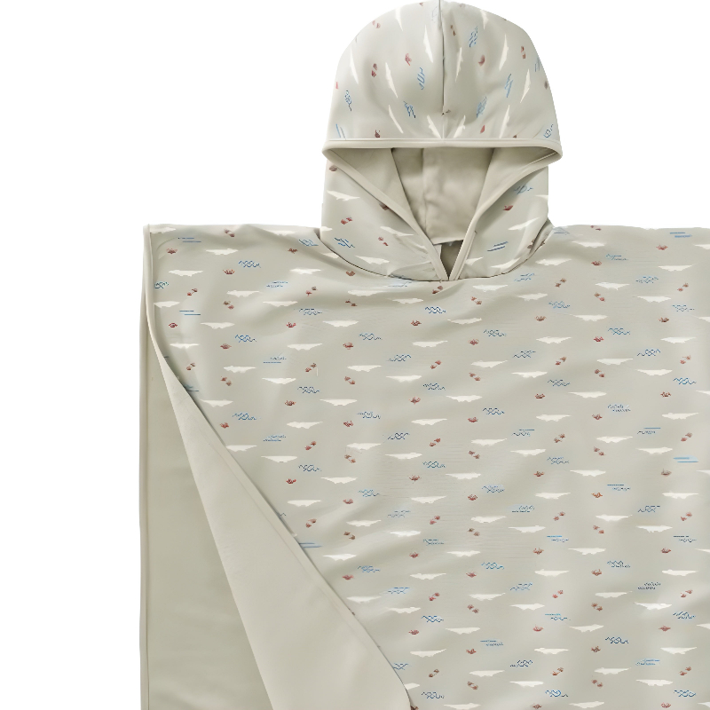 Fresk - Boy's Printed UV Swim Poncho - Crocodile