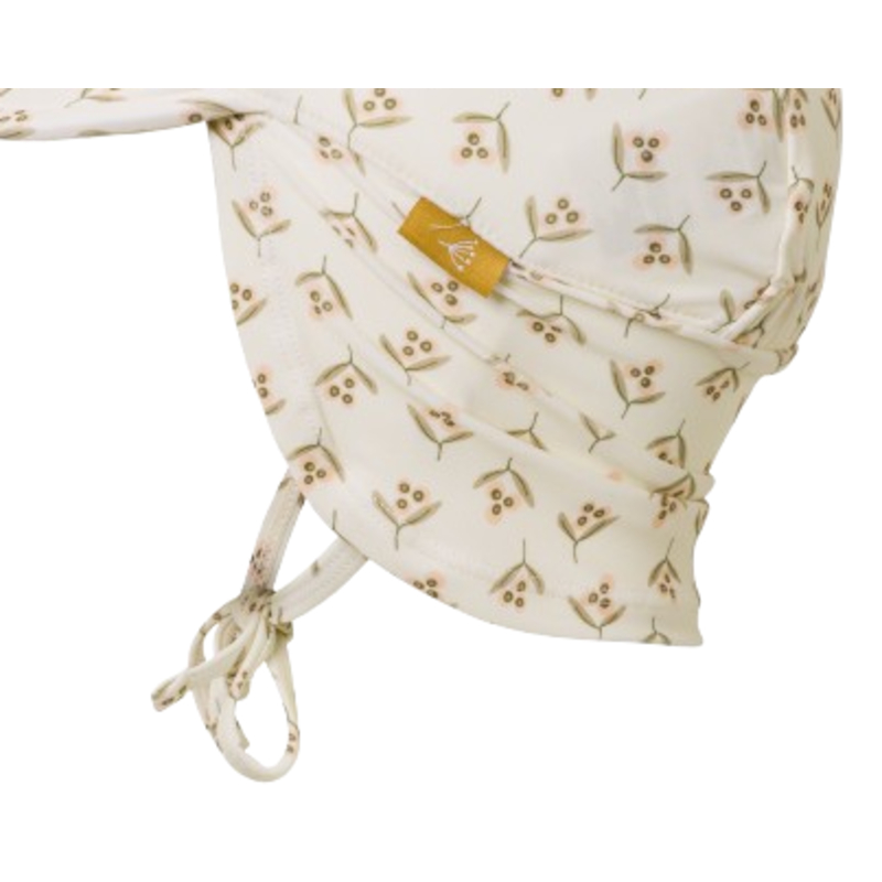 فريسكِ - قبعة سباحة مطبوعة مقاومة للأشعة فوق البنفسجية للبنات - زيتون