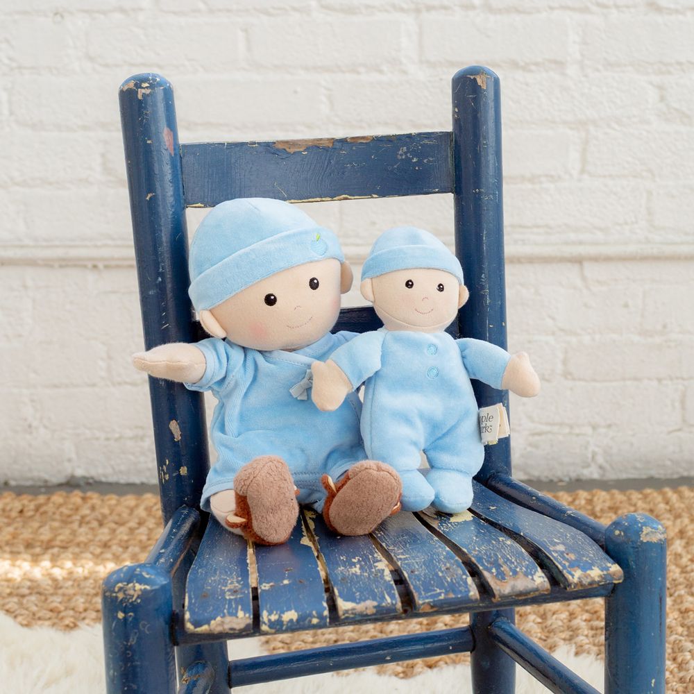 Apple Park - First Baby Doll - Blue - 23cm