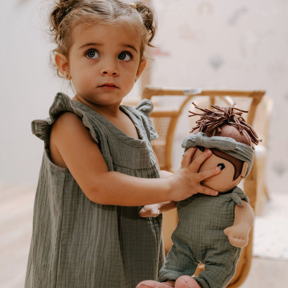 Apple Park - Muslin Dress - Teal