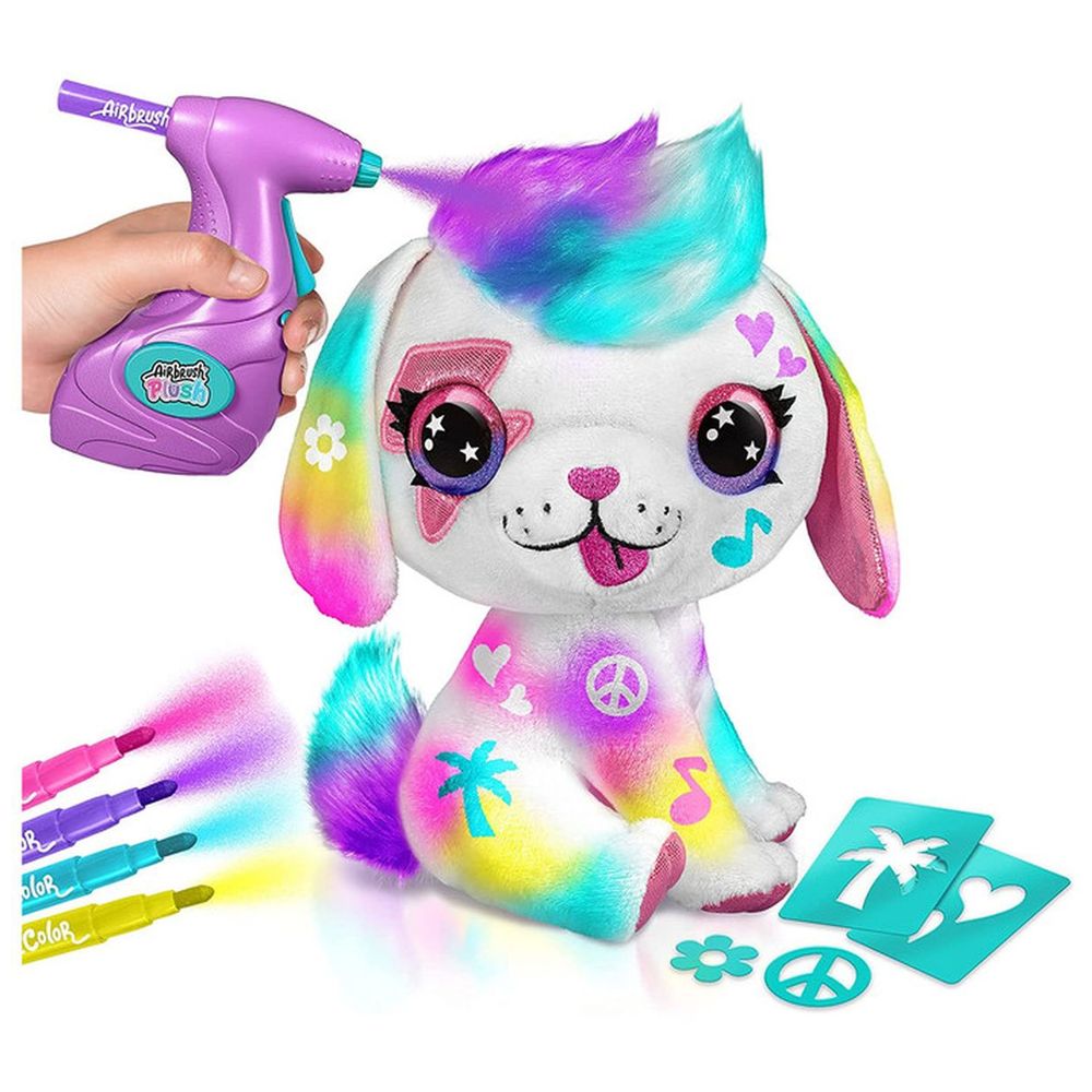 Canal Toys - Airbrush Plush Toy - Puppy