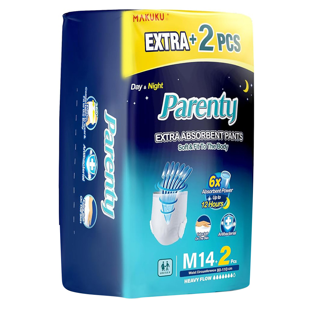 ماكوكو - سراويل داخلية للاستخدام مرة واحدة للبالغين - مقاس متوسط ​​- 16 قطعة