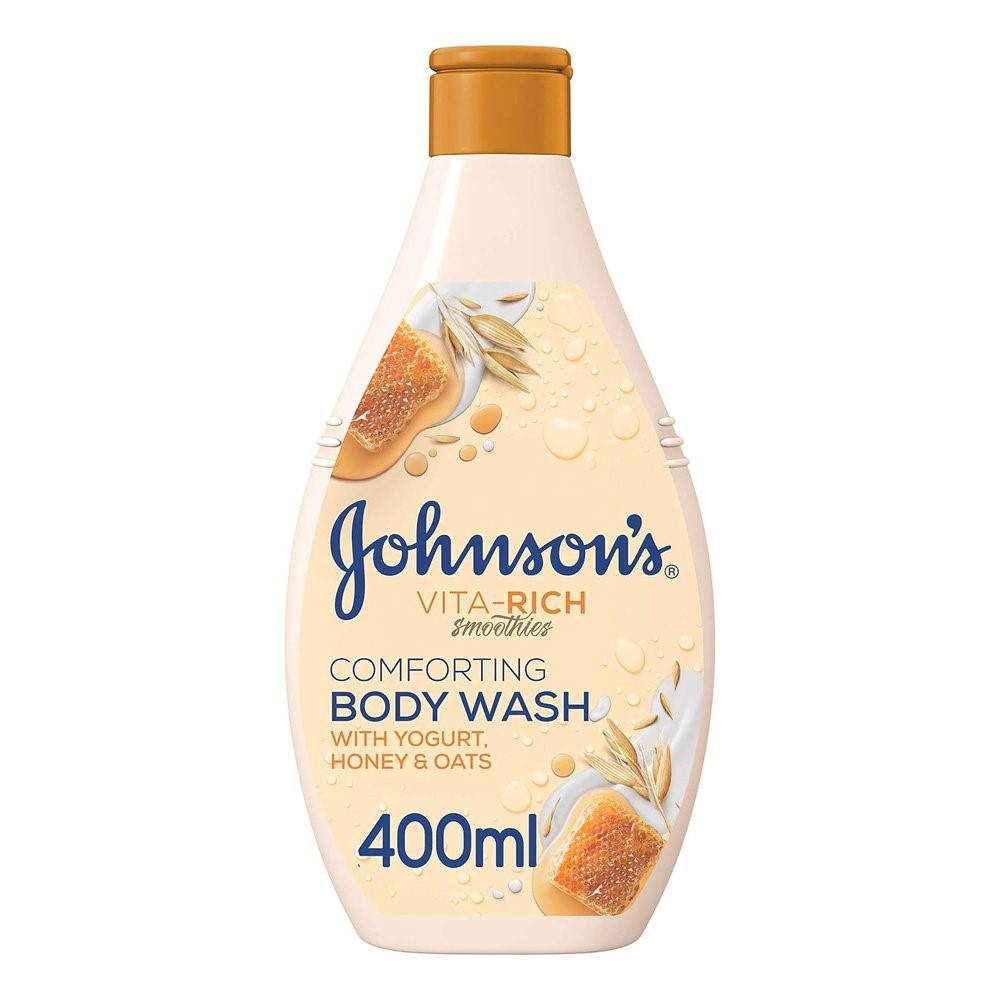 Johnson & Johnson - Vita Rich Body Wash - Honey, Oat And Yogurt - 400 ml