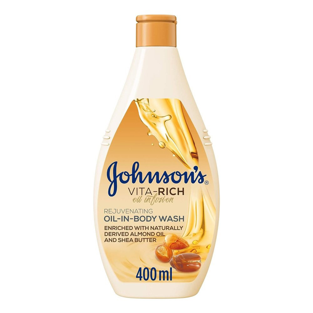 Johnson & Johnson - Vita Rich Rejuvenating Oil-In-Body Wash - 400 ml