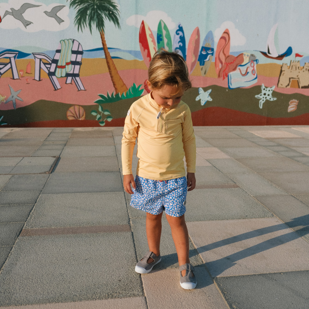 Badawii Beachwear - Boy's UV T-Shirt - Sunny Yellow