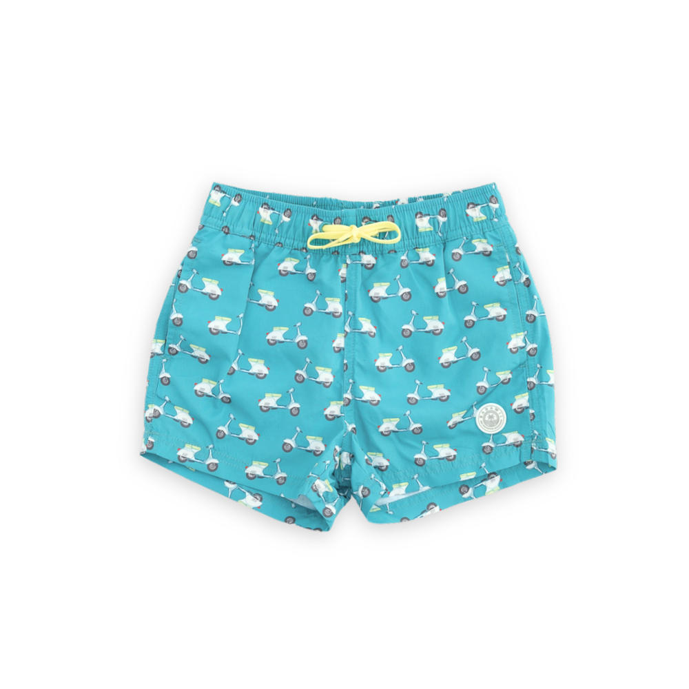 Badawii Beachwear - Boy's Swim Shorts - Amalfi Ride