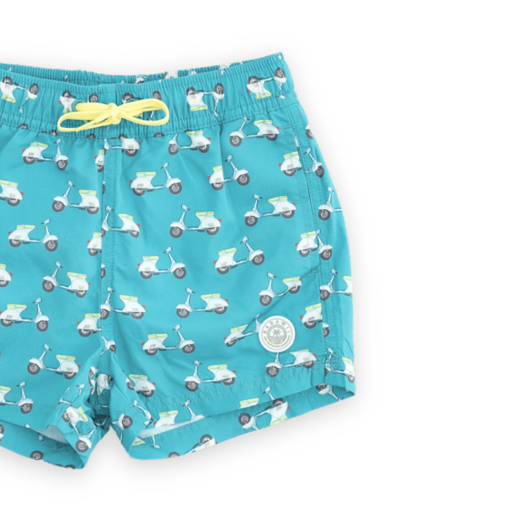 Badawii Beachwear - Boy's Swim Shorts - Amalfi Ride