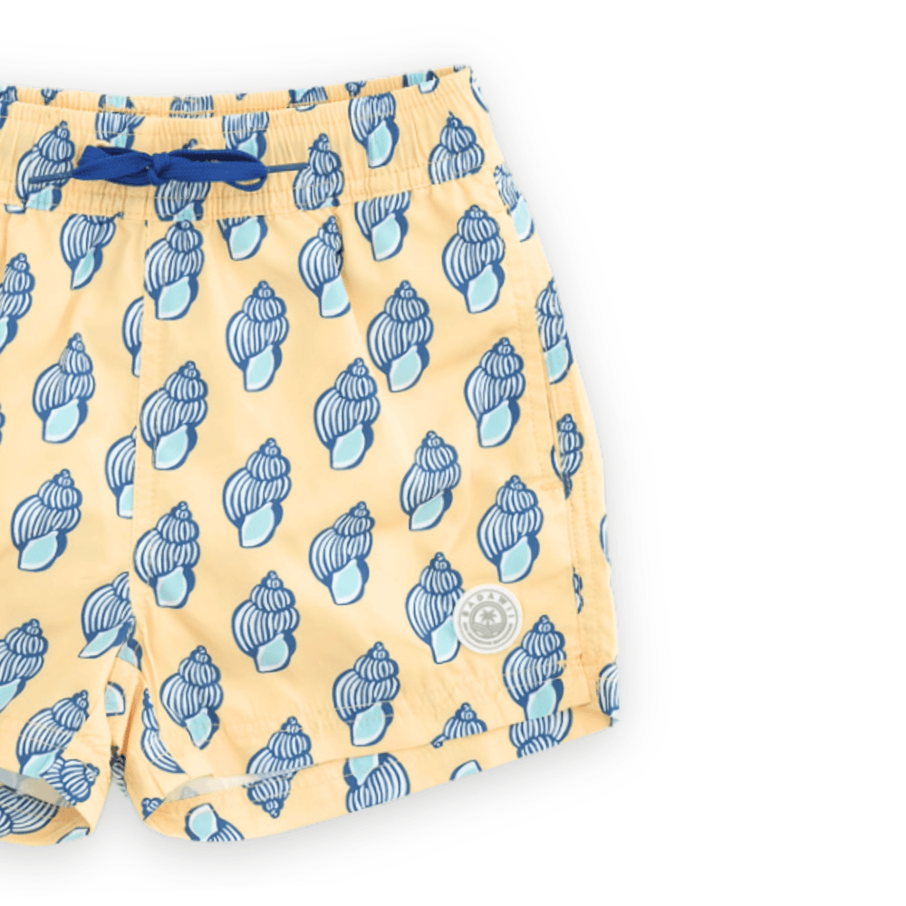 Badawii Beachwear - Boy's Swim Shorts - Sunny Shells