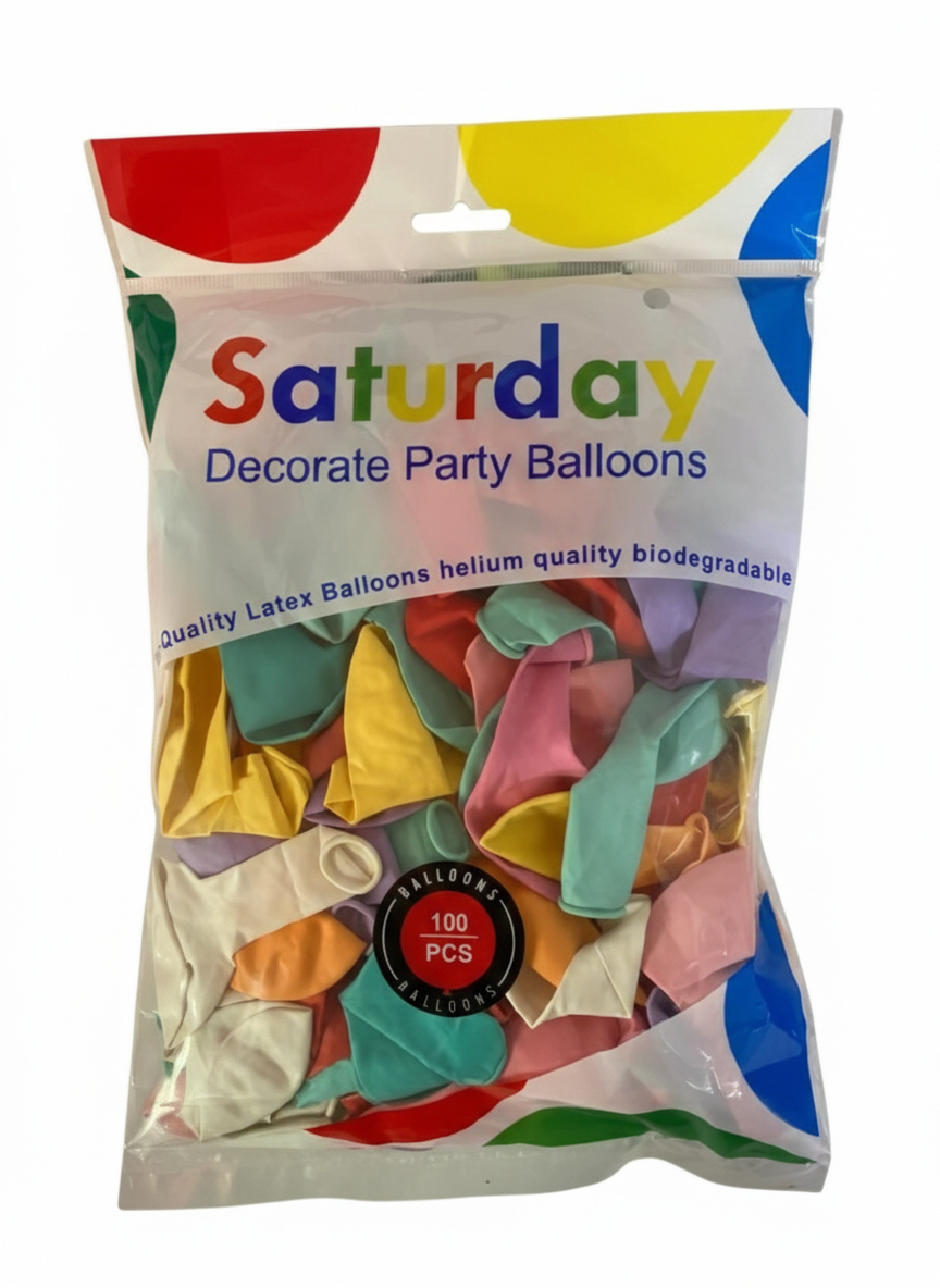 Mindset - Latex Party Balloons - 100 Pcs