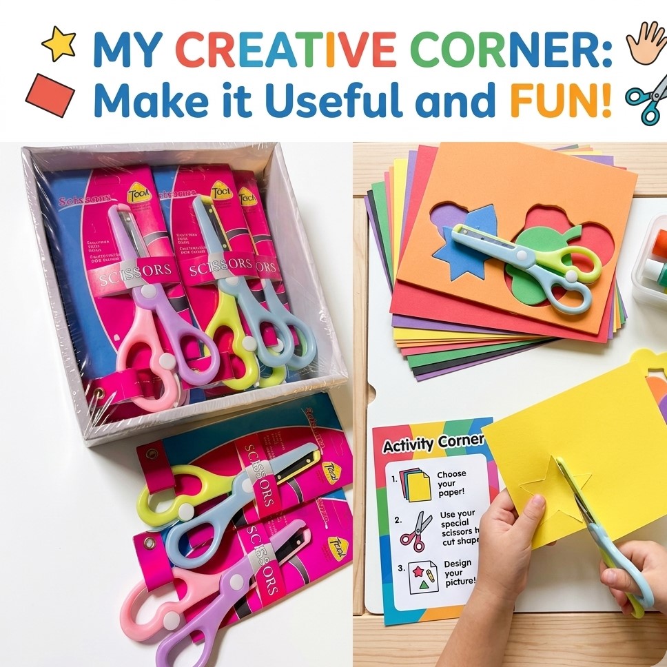 Mindset - Safety Kids Scissors - 12 Pc Set