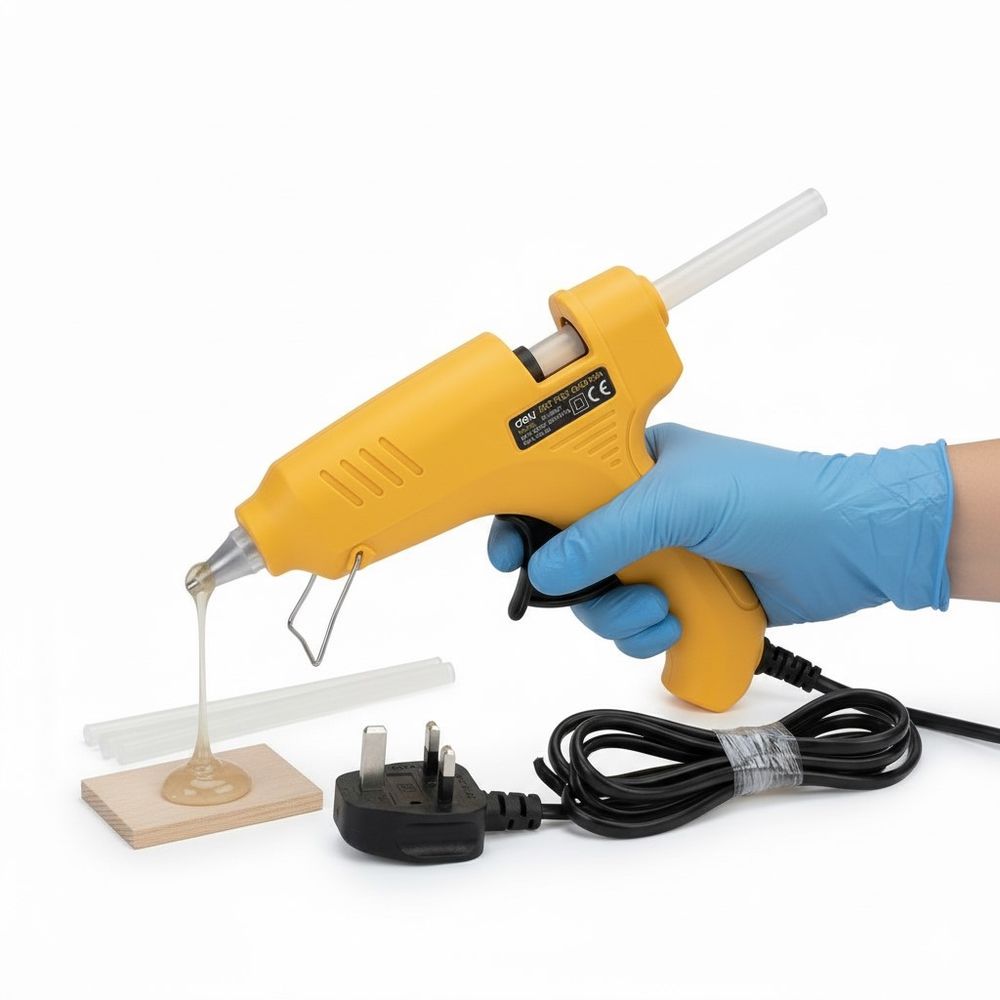 مايندست - مسدس غراء حراري - أصفر - 100 واط