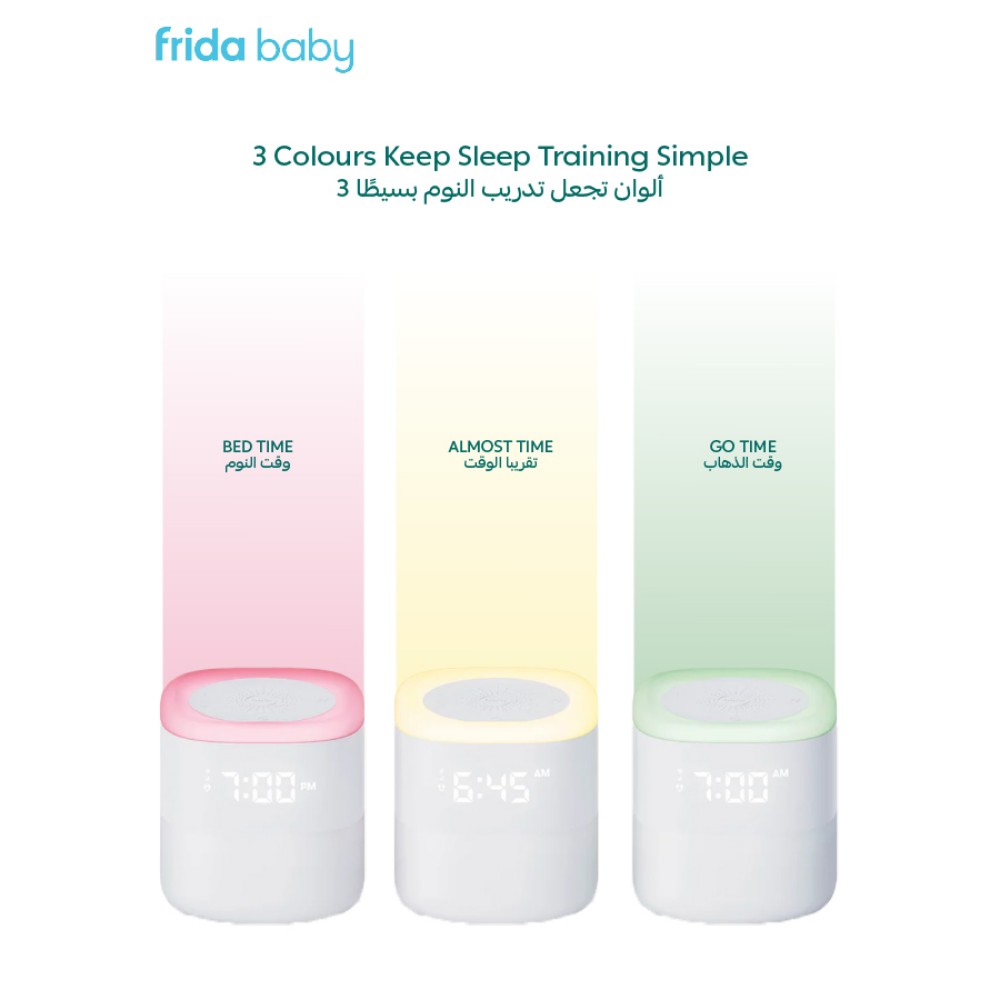 Fridababy - 3-in-1 Sound Machine & Sleep Trainer - Bluetooth - Nightlight