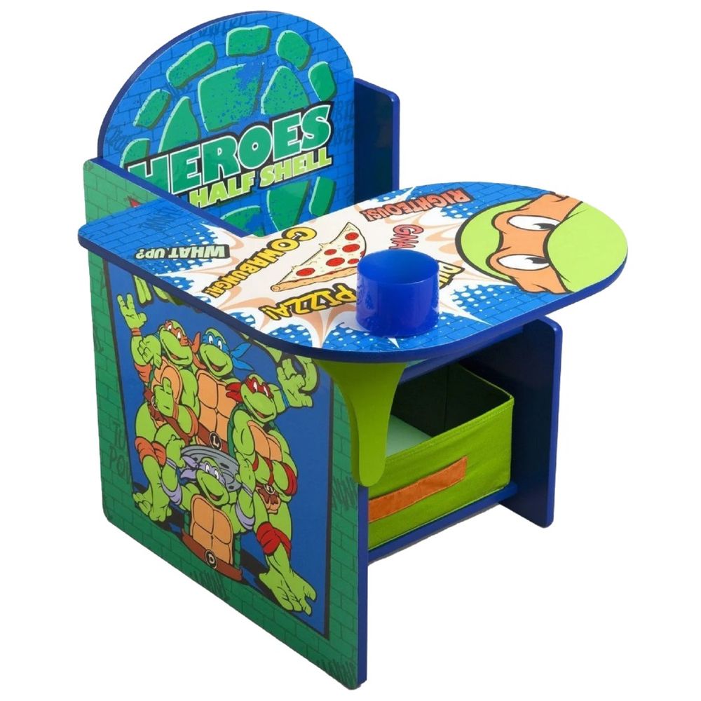 Delta Children - Ninja Turtles Chair Desk With Storage Bin