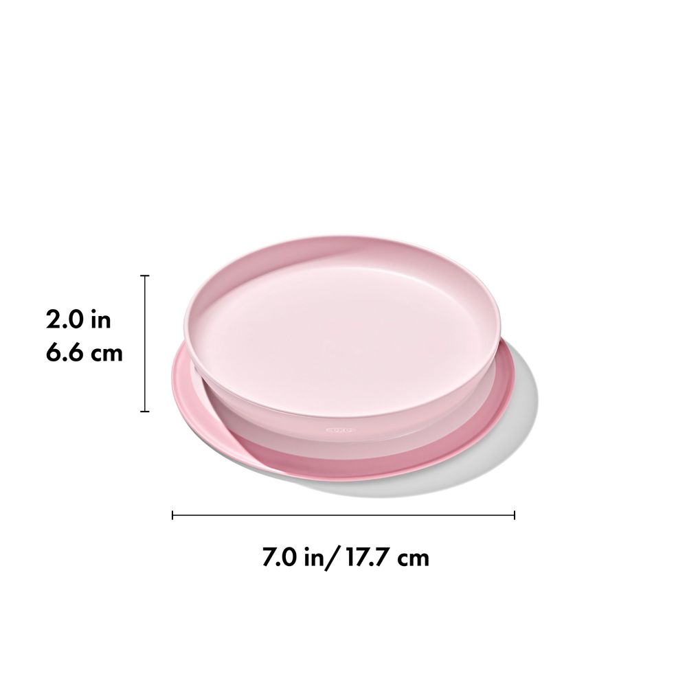 أوكسو توت - صحن بكوب شفط ستيك آند ستاي - زهري