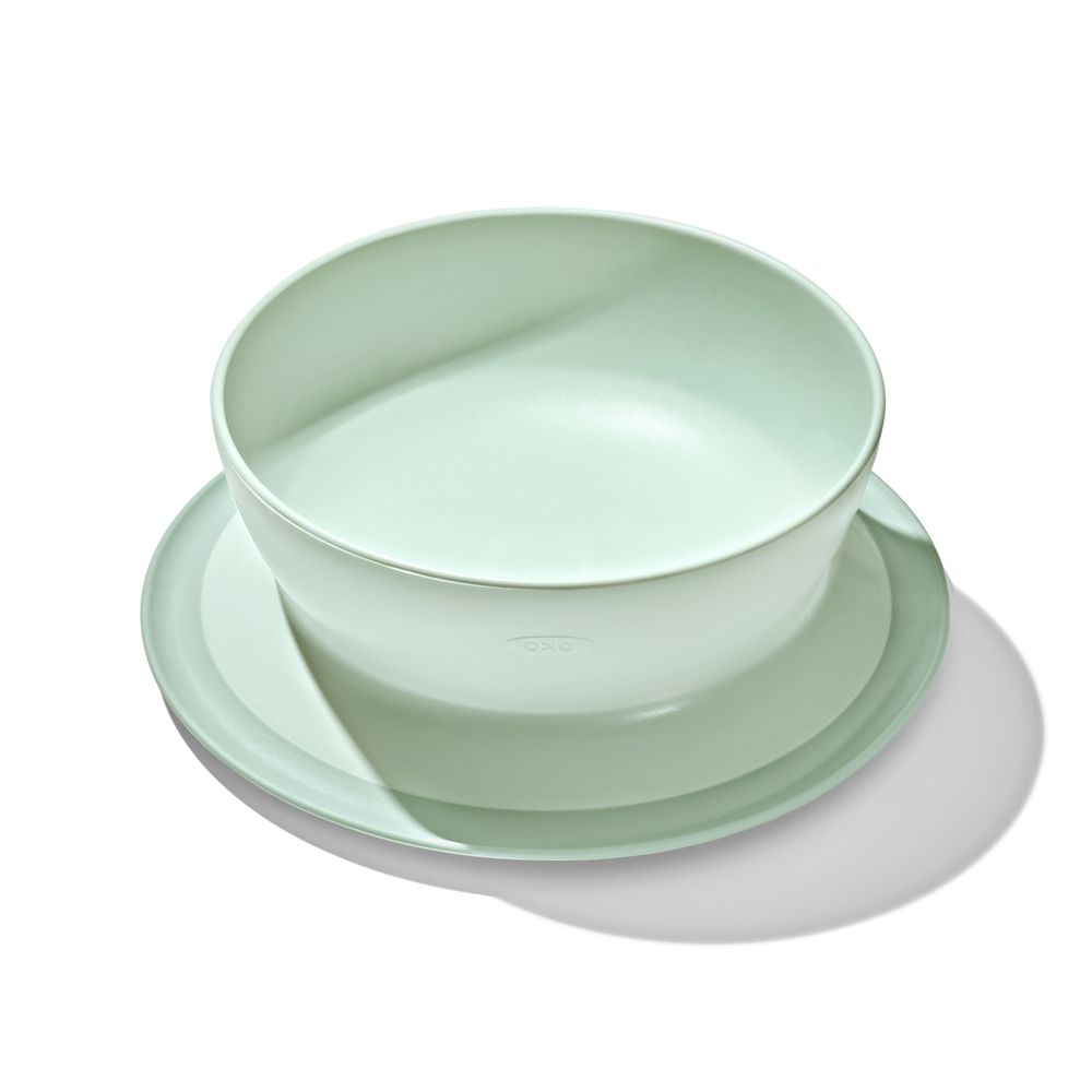 Oxo-Tot Stick And Stay Suction Bowl - Opal