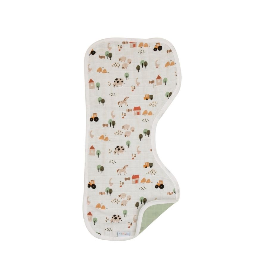 أول فور إيلا - قماش تجشؤ قابل للقلب - مزرعة ريفية - قطعتان