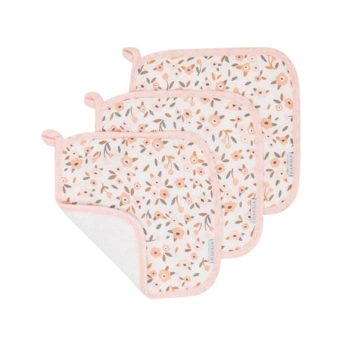 All4ella - Wash Cloth - Pack of 3 - Floral Bouquet