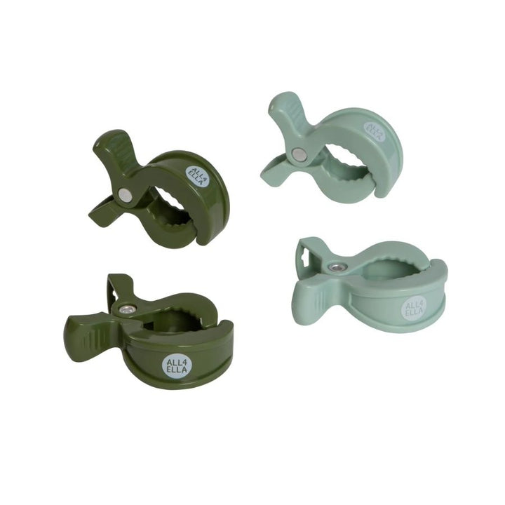 All4Ella - Pram Pegs Only - Sage/Forest Green - 4 Pcs