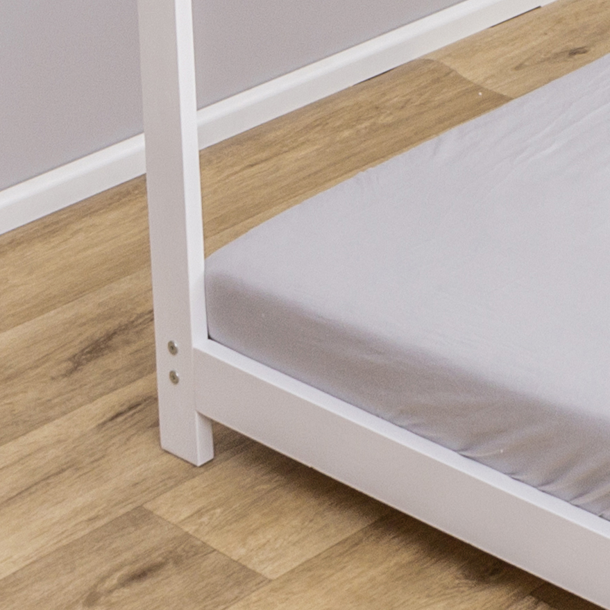 Kinder Valley - Grey & White Fitted Sheet - Pack Of 2